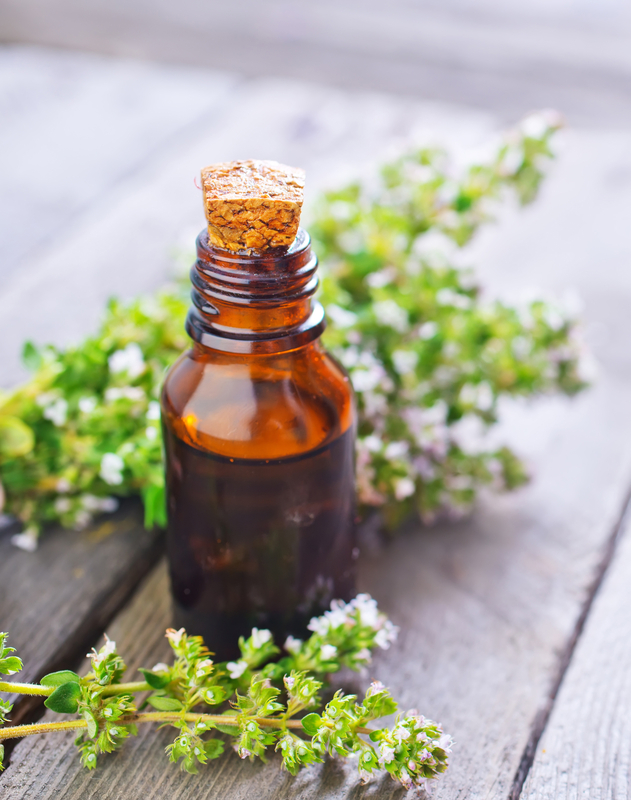 Essential-oils-for-a-cough-Thyme-oil